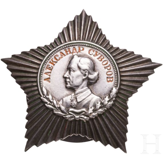 An Order of Suvorov, 3rd Class, Soviet Union, from 1943