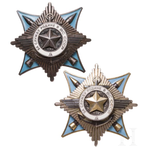 Two Orders for Service to the Fatherland in the Armed Forces of the USSR, 3rd Class