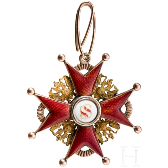 Order of St. Stanislaus, Cross 3rd Class, Russia, last quarter of the 19th century.