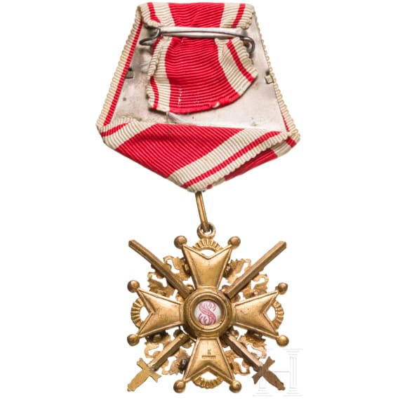 Russian Order of St. Stanislaus, Cross 3rd Class with Swords, circa 1916/17