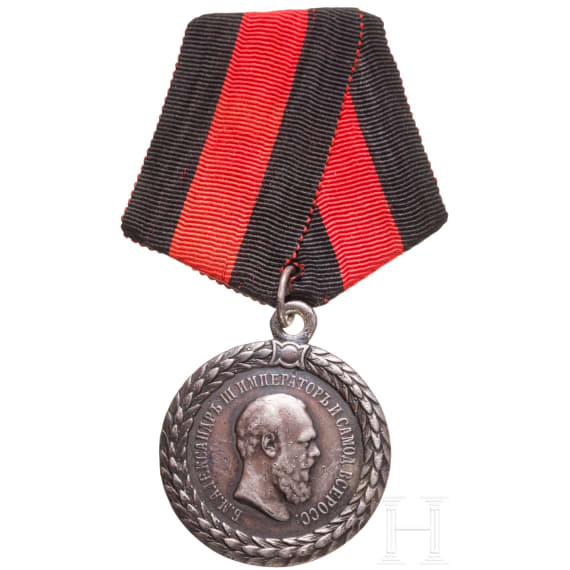 A Russian Medal for exemplary service in the police, between 1883 and 1894