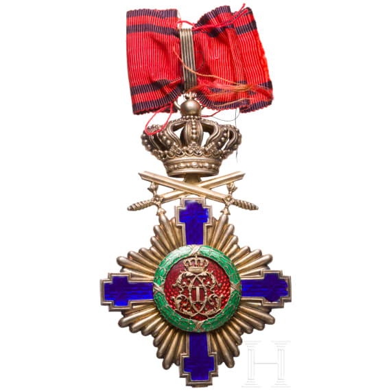 An Order of the Star of Romania, Commander's Cross with Swords
