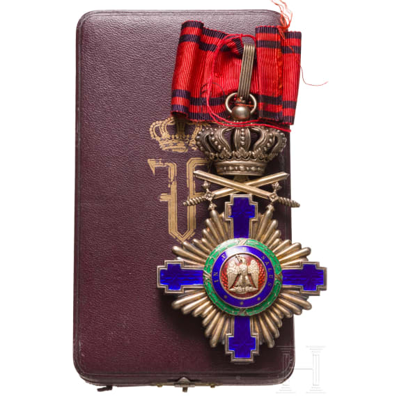 An Order of the Star of Romania, Commander's Cross with Swords