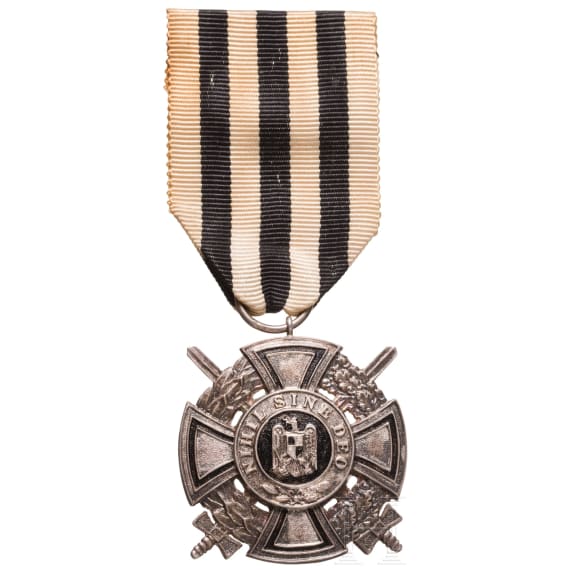 Romanian Order of the Royal House, a Cross of merit, 2nd class, with swords