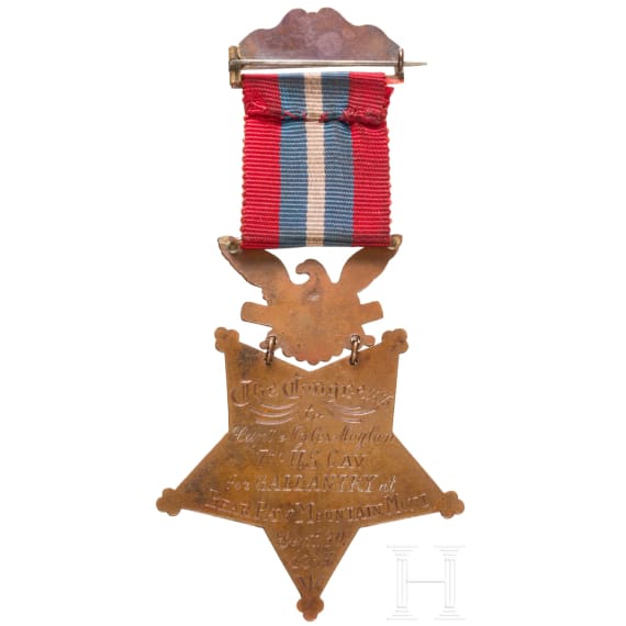 Captain Myles Morgan (1838 - 1909) - Congressional Medal of Honor &ldquo;for Gallantry at Bear Paw Mountain, Mont.&rdquo; awarded on &ldquo;Sept. 30, 1877&rdquo;