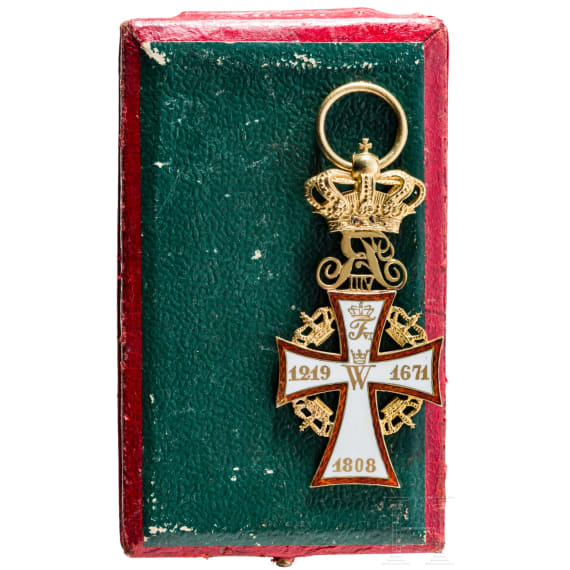 The estate of a General Music Director - A cased Knight's Cross of the Danish Order of the Dannebrog