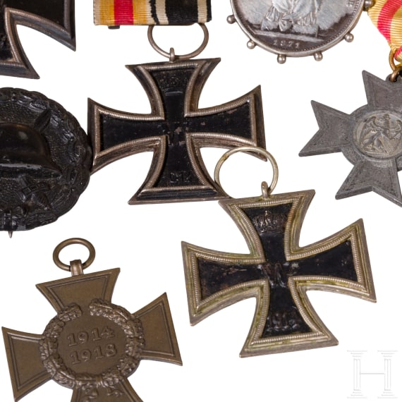 A small group of orders and decorations