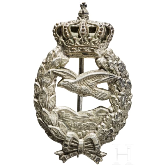 The estate of an observation officer &ndash; A Bavarian aviator's commemorative badge