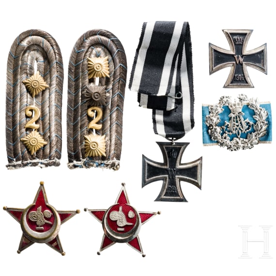 The estate of an observation officer - Decorations from the First World War