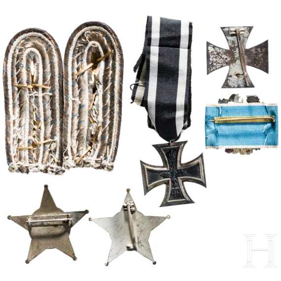 The estate of an observation officer - Decorations from the First World War