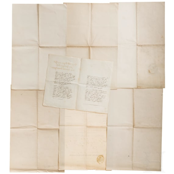 General Karl Fuchs &ndash; Document Set (6 items), 1902&ndash;1909