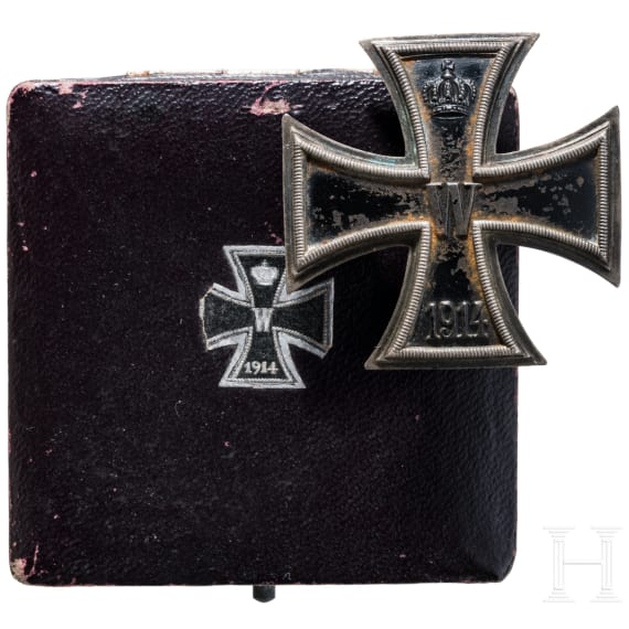 A cased Iron Cross 1914 1st class