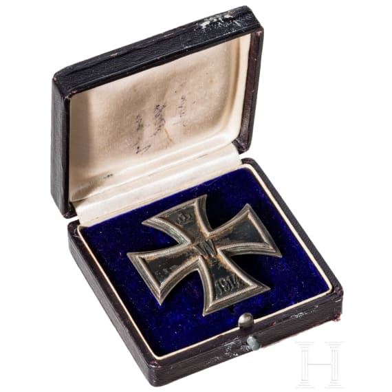 A cased Iron Cross 1914 1st class