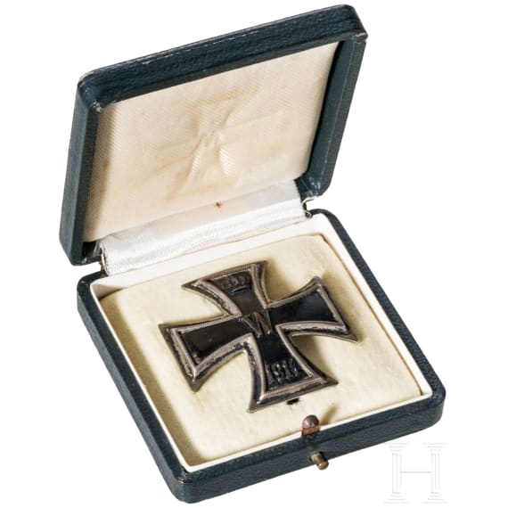 A cased Iron Cross 1914 1st class