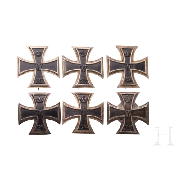 Six Iron Crosses 1st Class 1914