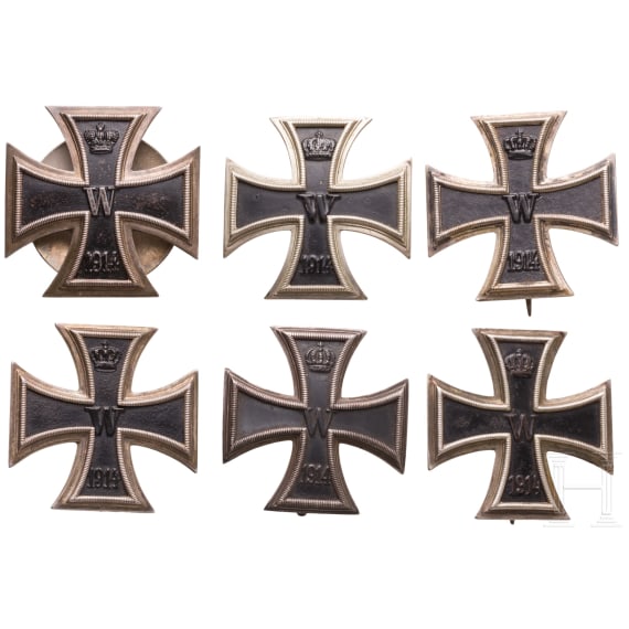 Six Iron Crosses 1st Class, 1914