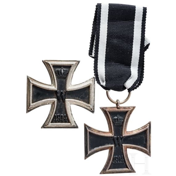 An Iron Cross 1914 1st and 2nd class