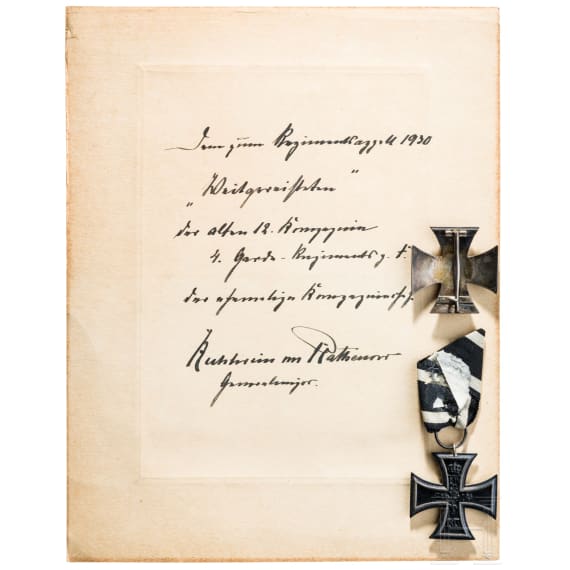 An Iron Cross 1914 1st and 2nd class