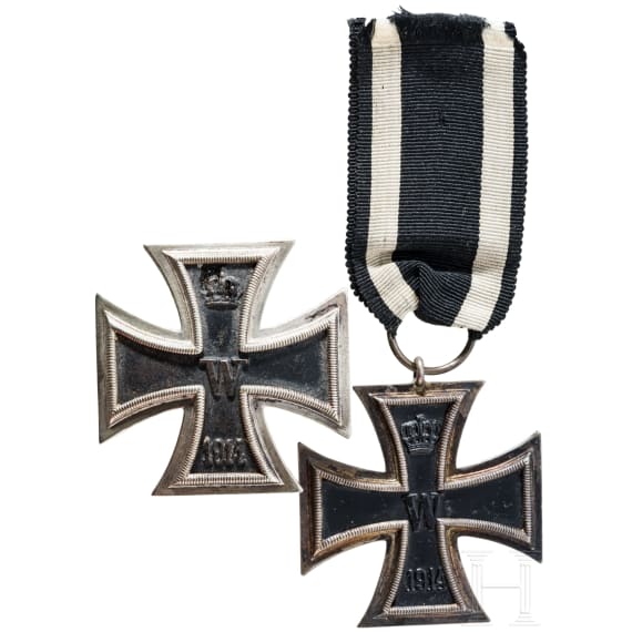 An Iron Cross 1914 1st and 2nd class