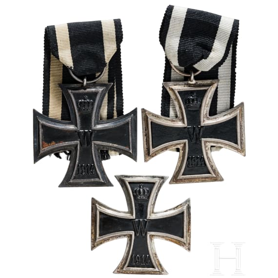 Three Iron crosses 1914