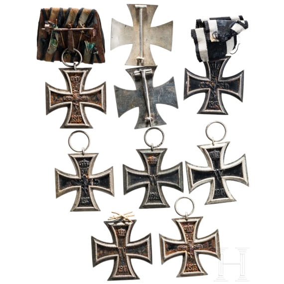 Nine Iron Crosses from 1914