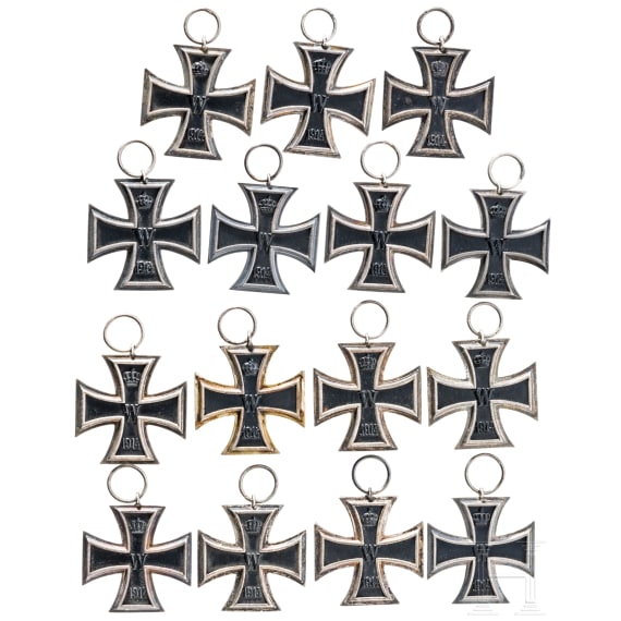A collection of Iron Crosses, 2nd Class, 1914