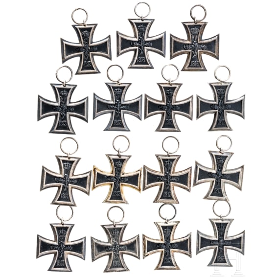 A collection of Iron Crosses, 2nd Class, 1914