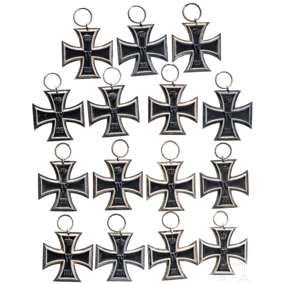 A collection of Iron Crosses, 2nd Class, 1914
