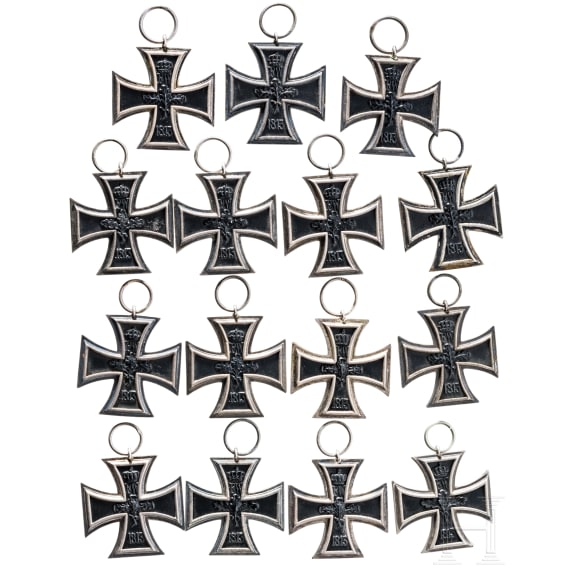 A collection of Iron Crosses, 2nd Class, 1914