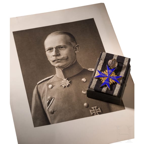 General Gerhard Tappen - A cased Pour le M&eacute;rite with Oak Leaves