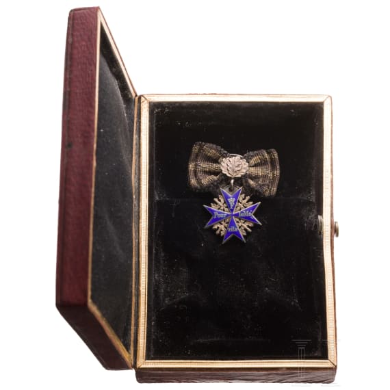 General Gerhard Tappen - A Miniature of the Order of Pour le M&eacute;rite with Oak Leaves