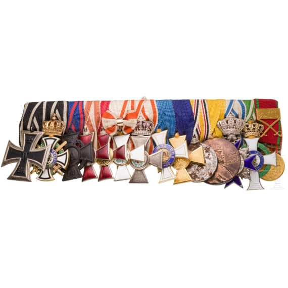 General Gerhard Tappen &ndash; 14-piece medal bar
