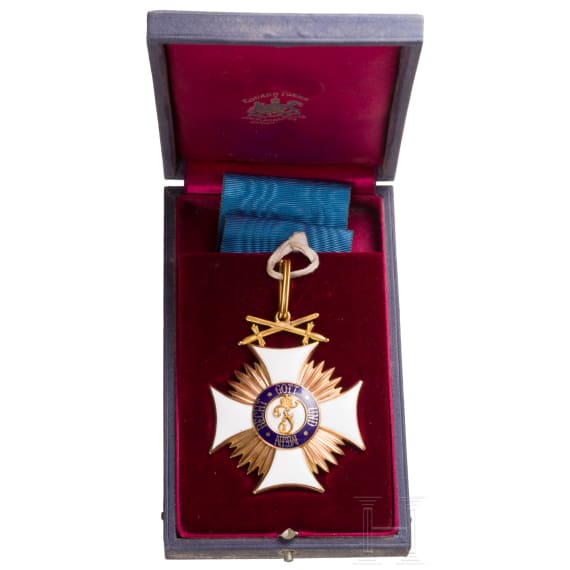 General Gerhard Tappen - Commander's Cross with Swords of the W&uuml;rttemberg Order of Frederick in a case
