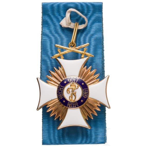 General Gerhard Tappen - Commander's Cross with Swords of the W&uuml;rttemberg Order of Frederick in a case