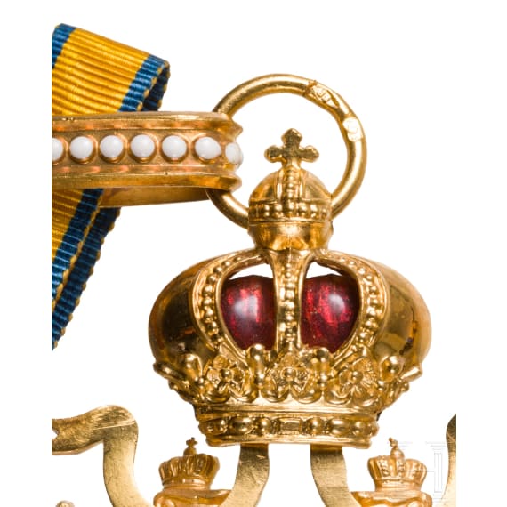 General Gerhard Tappen - A cased Order 2nd class of the Austrian Order of the Iron Crown