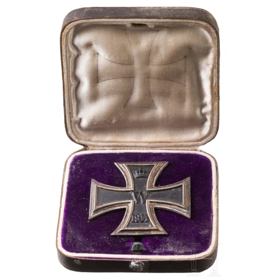 General Gerhard Tappen - A cased Iron Cross 1914, 1st Class, manufactured by the Friedl&auml;nger Brothers of Berlin