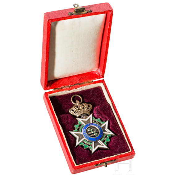 A cased Knight's Cross of the Military Order of St. Henry
