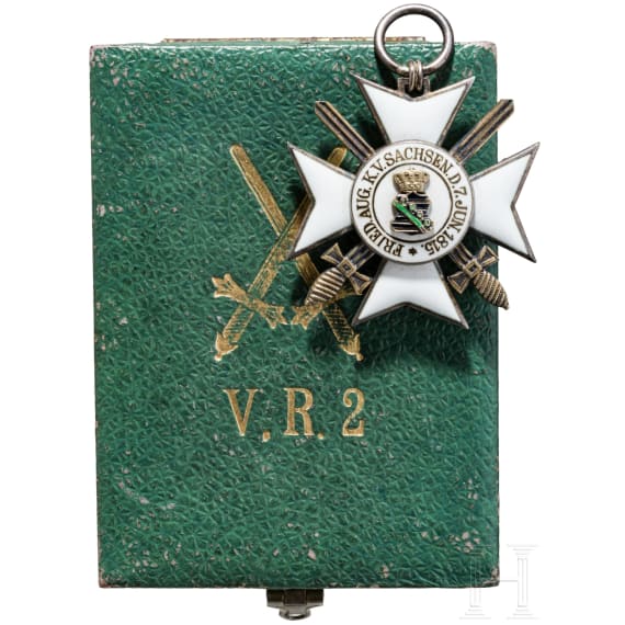 Order of Merit - A cased Knight's Cross, 2nd Class, with Swords