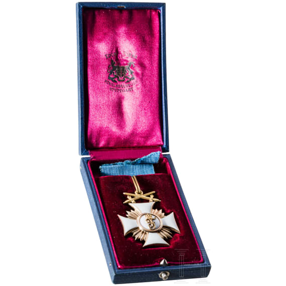 Order of Frederick, Knight's Cross, 1st Class with Swords, in its presentation case