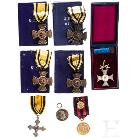 A Small Collection of W&uuml;rttemberg Awards