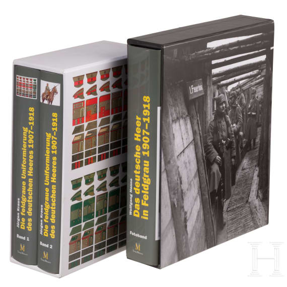 Three-Volume Book, "Die Feldgraue Uniformierung des deutschen Heeres 1907-1918" J&uuml;rgen Kraus