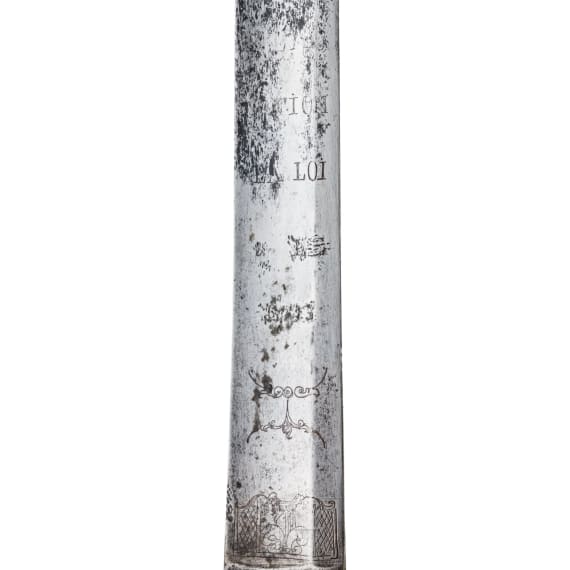 A French revolutionary sabre, circa 1790