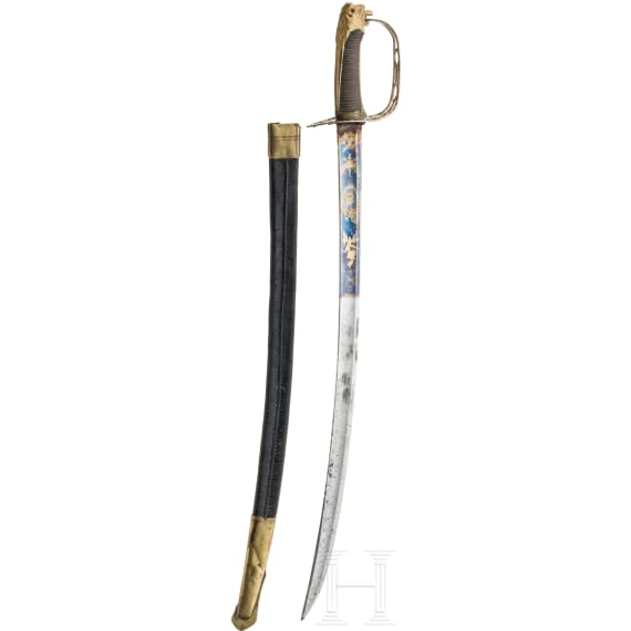 A Sword&agrave; branche tournante for officers, circa 1795