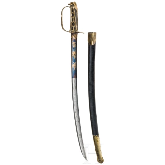 A Sword&agrave; branche tournante for officers, circa 1795