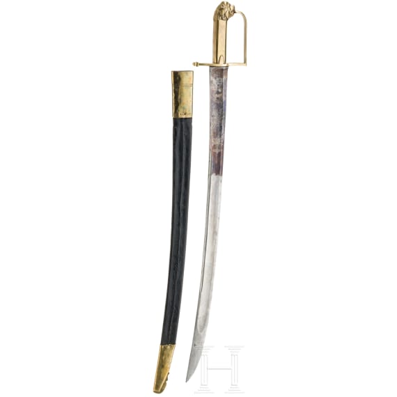 A lion&rsquo;s head grenadier sabre, 2nd half of the 18th century