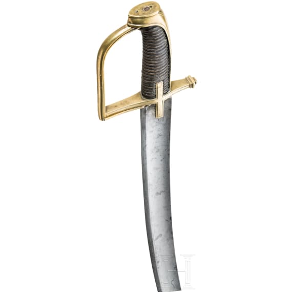 A hussar saber &agrave; garde tournante, 2nd half of the 18th century