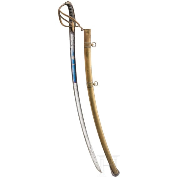 A lion's head sabre for officers of the light cavalry, c. 1800