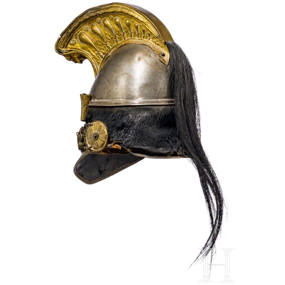 Helm M 1858 f&uuml;r Angeh&ouml;rige der K&uuml;rassiere und K&uuml;rass M 1825