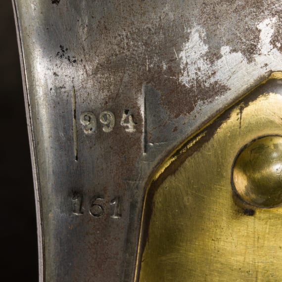 Helm M 1858 f&uuml;r Angeh&ouml;rige der K&uuml;rassiere und K&uuml;rass M 1825