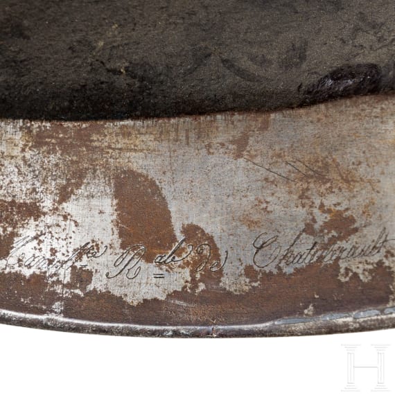 Helm M 1858 f&uuml;r Angeh&ouml;rige der K&uuml;rassiere und K&uuml;rass M 1825